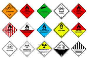 hazardous materials placards