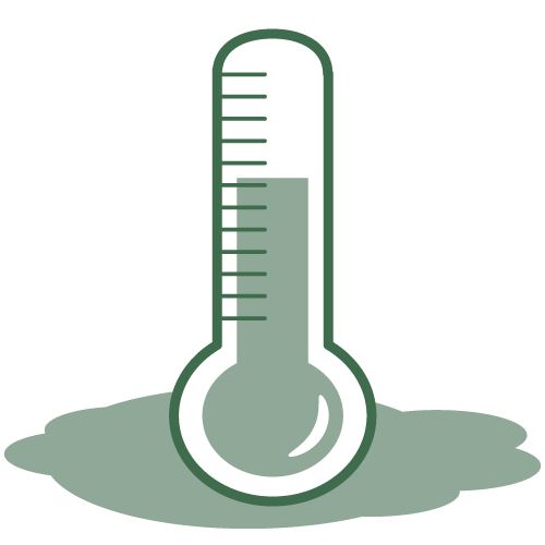Mercury-Cleanup-and Spills-icon - image of thermometer with leak/spill